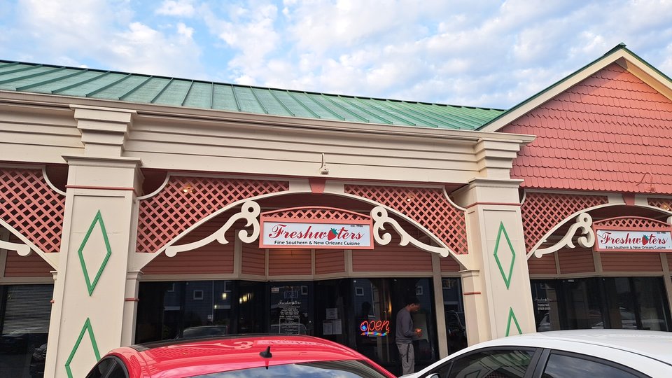 Freshwaters Southern New Orleans storefront in Charlotte.